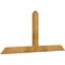 Ekena Millwork Portland Rough Sawn Timber Gable Bracket, Western Red Cedar, 60"W x 27"H x 2"D x 4"F, 11/12 Pitch GBW060X27X0204POR00RWR - alternate 4